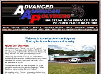 Advanced Polymers Website Design Mills River, NC