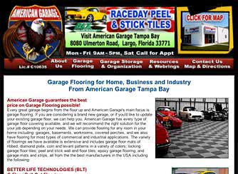 American Garage Website Design, Tampa Fl