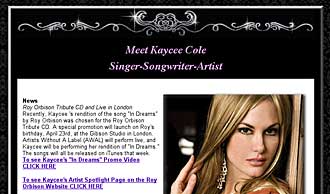 Kaycee Cole Website Design Seattle, WA